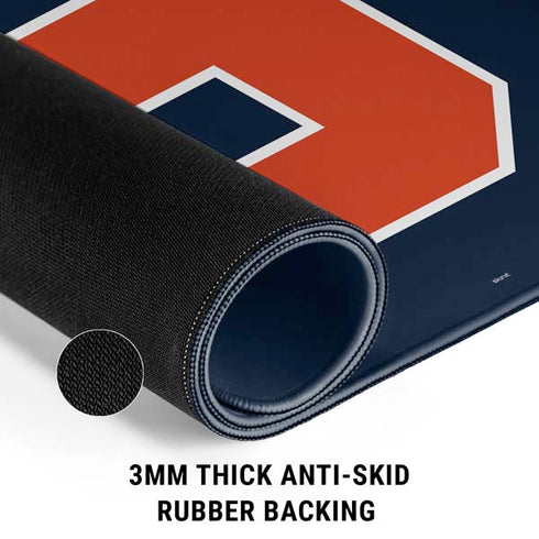 Syracuse University S Blue Gaming Mouse Pad
